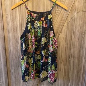 Floral tank.